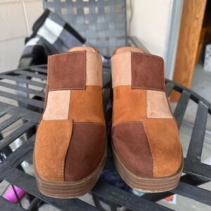 Goodfellow & Co Patchwork Heels - Brown and Tan